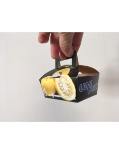 Barquette carton avec anse 2