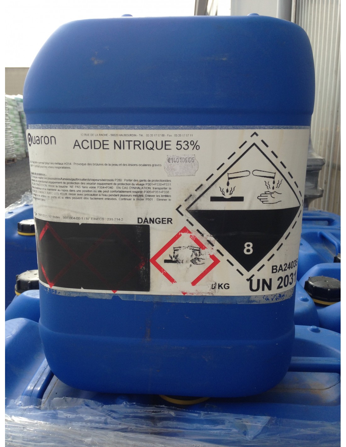 Acide nitrique 10% aqueuse ESCIL - Matériels et consommables pour